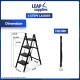 LEAP Folding Matte Black Step Ladder